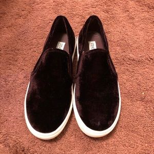 EUC Velvet Maroon Steve Madden Sneakers - Size 6